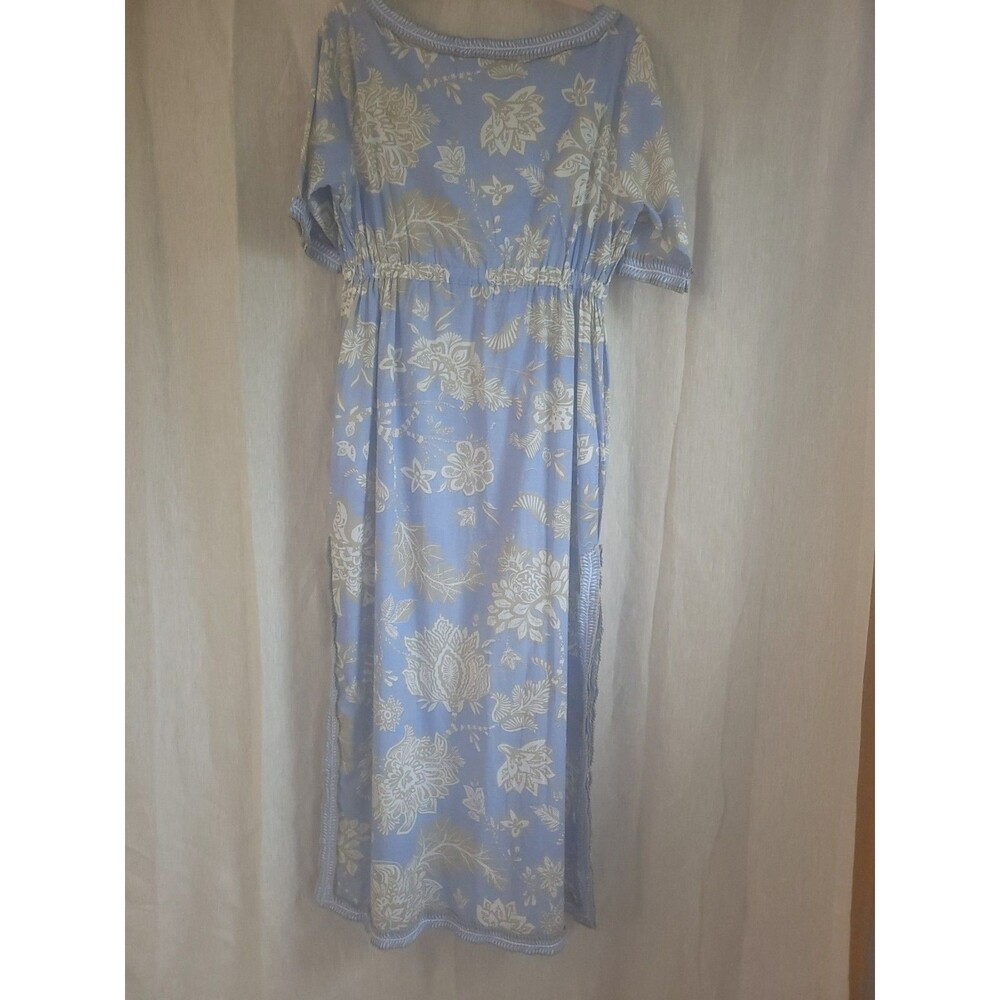 Gretchen Scott Maxi Dress Beach Cover Up Glorious Peri/Khaki NWT L - Picture 5 of 16